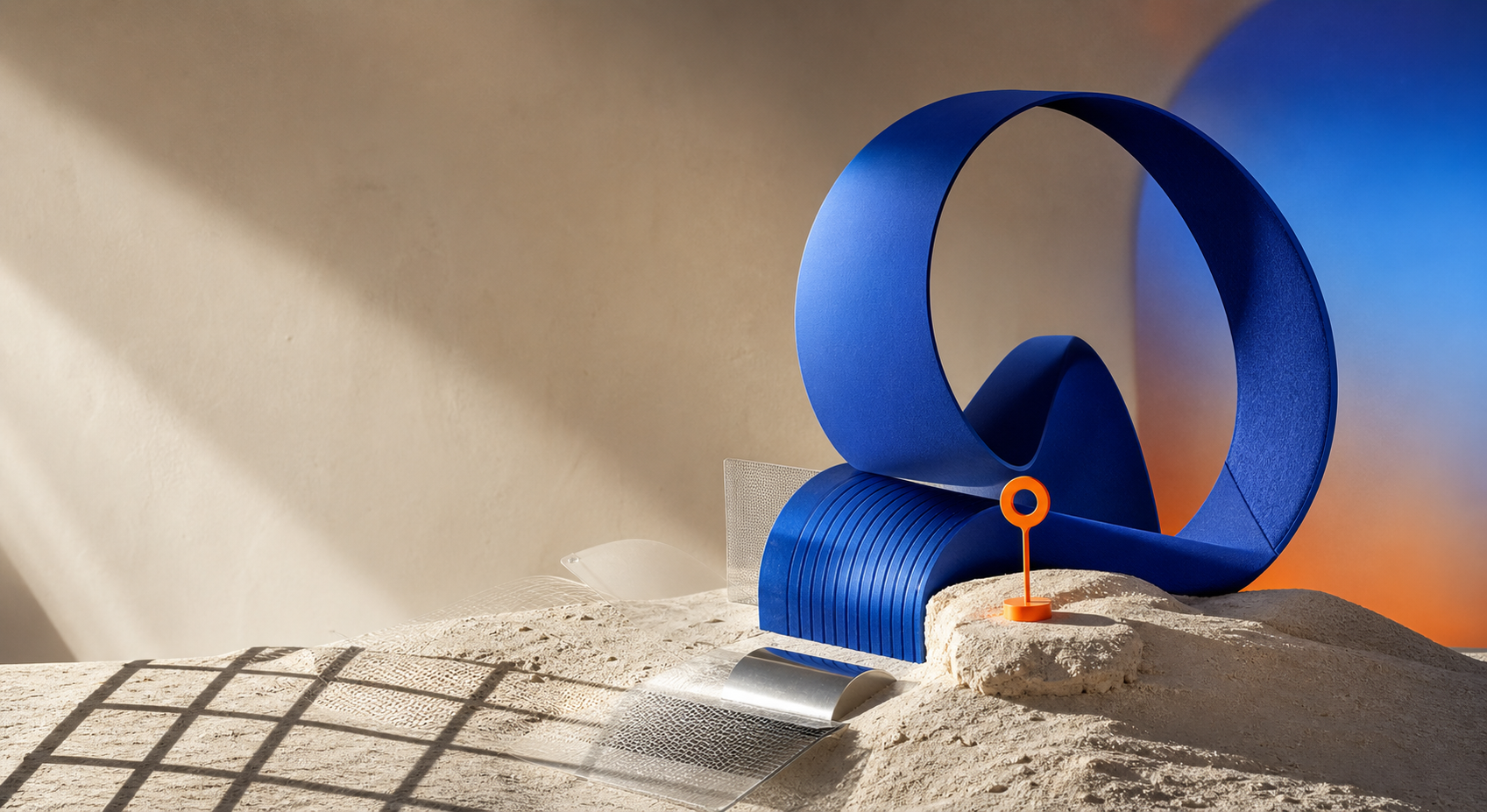 An abstract kinetic composition representing connected growth work.